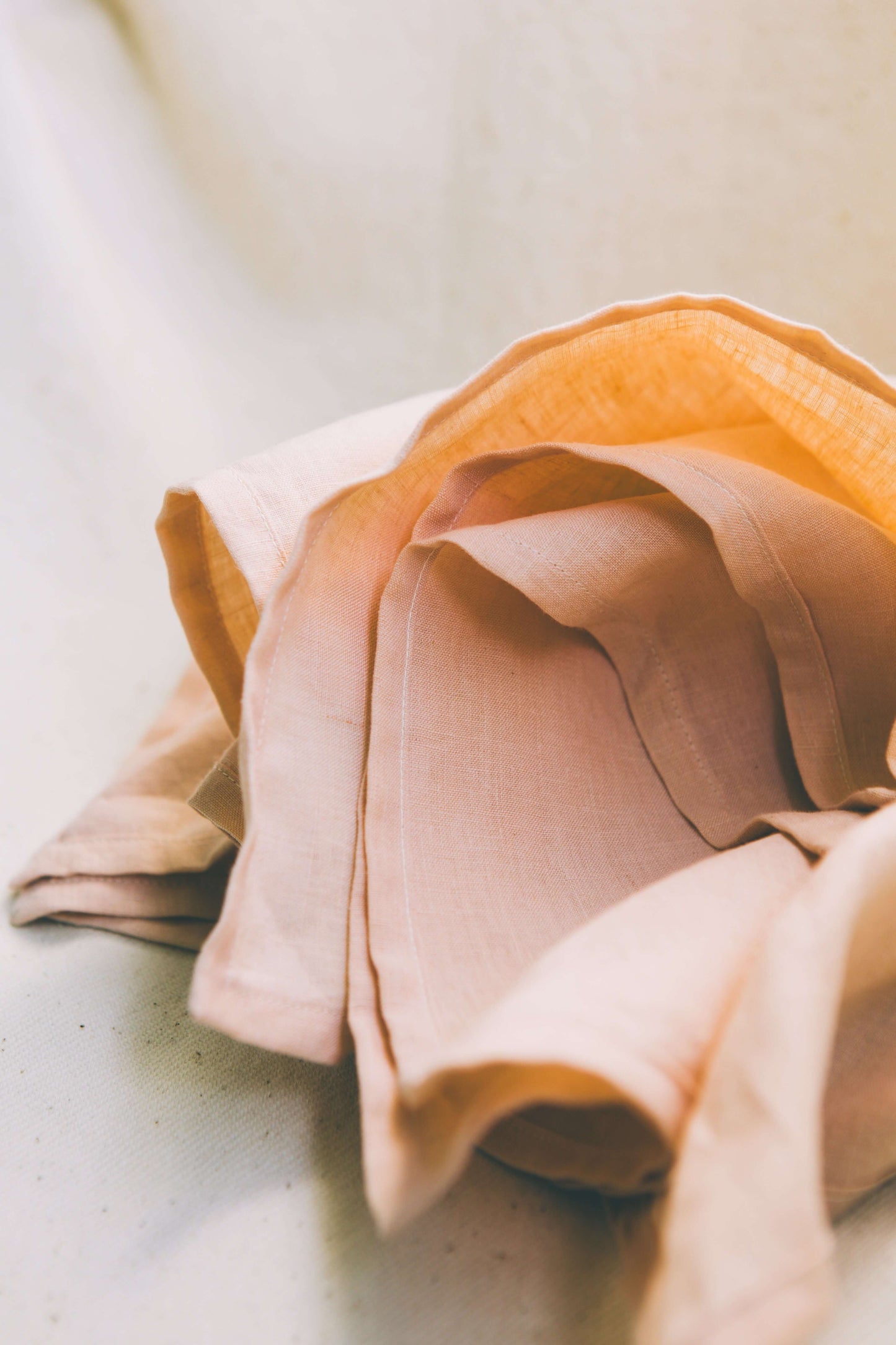Naturally dyed napkins