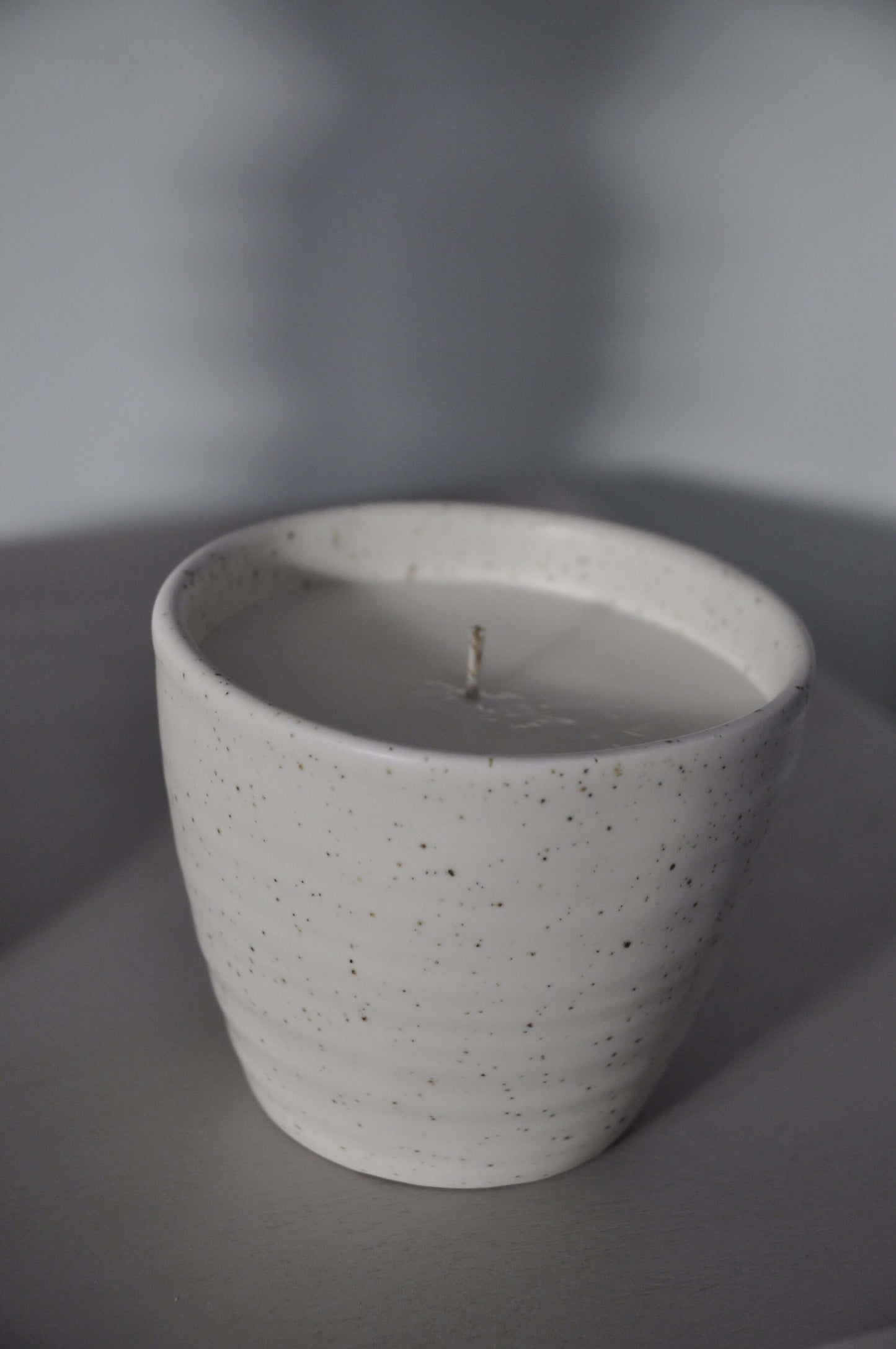 Natural wax candle