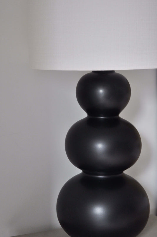 Black table lamp