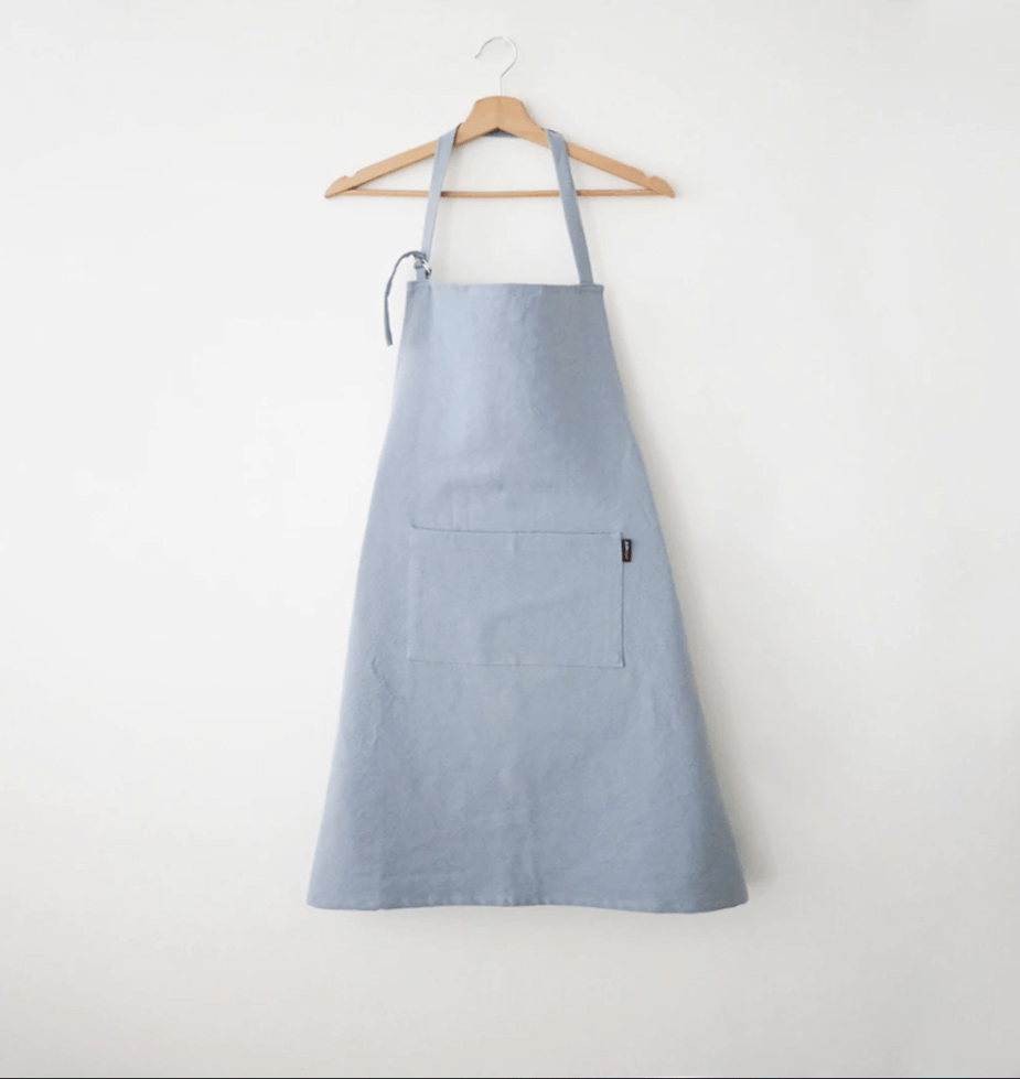 Light blue apron
