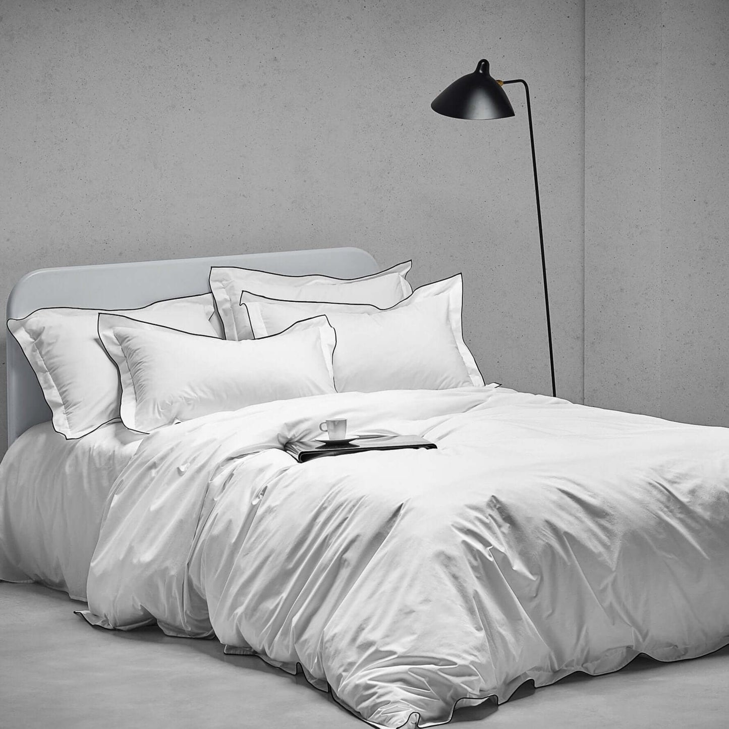 White bedding