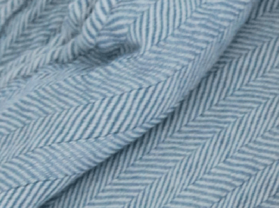 Blue woven blanket