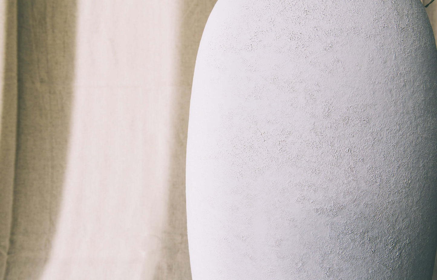Textured ceramic vase