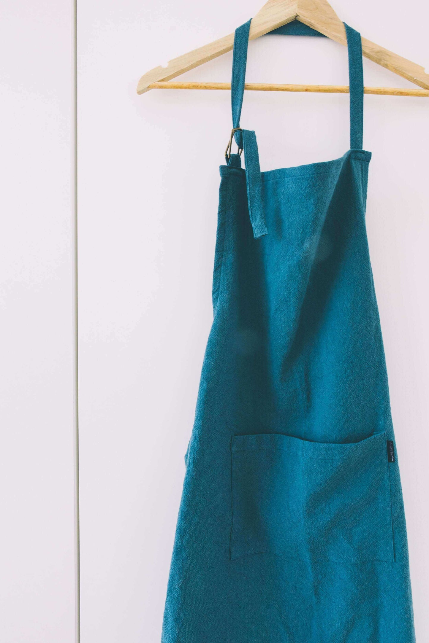 Dark blue apron